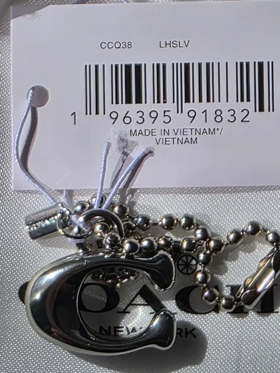 NWT Coach Signature 'C' Logo Charm - Picture 6 of 6